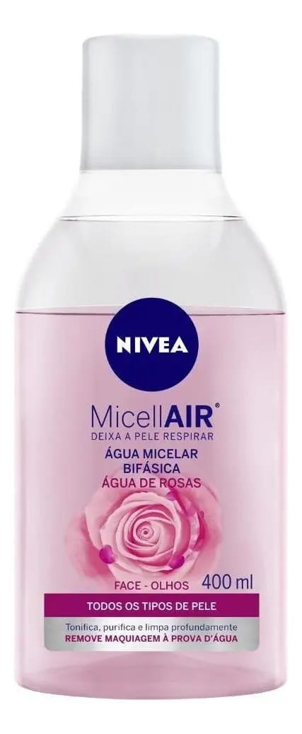 Agua Micelar Demaquilante Nivea 400ml Rosas Full