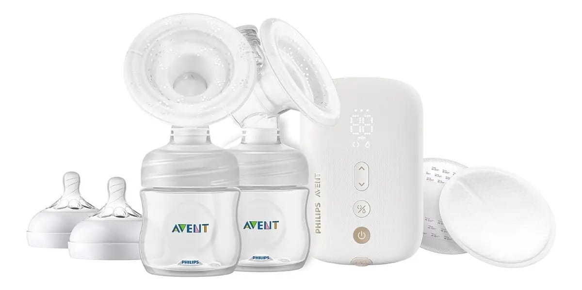 Bomba de leite elétrica Philips Avent Double SCF398/11 branca