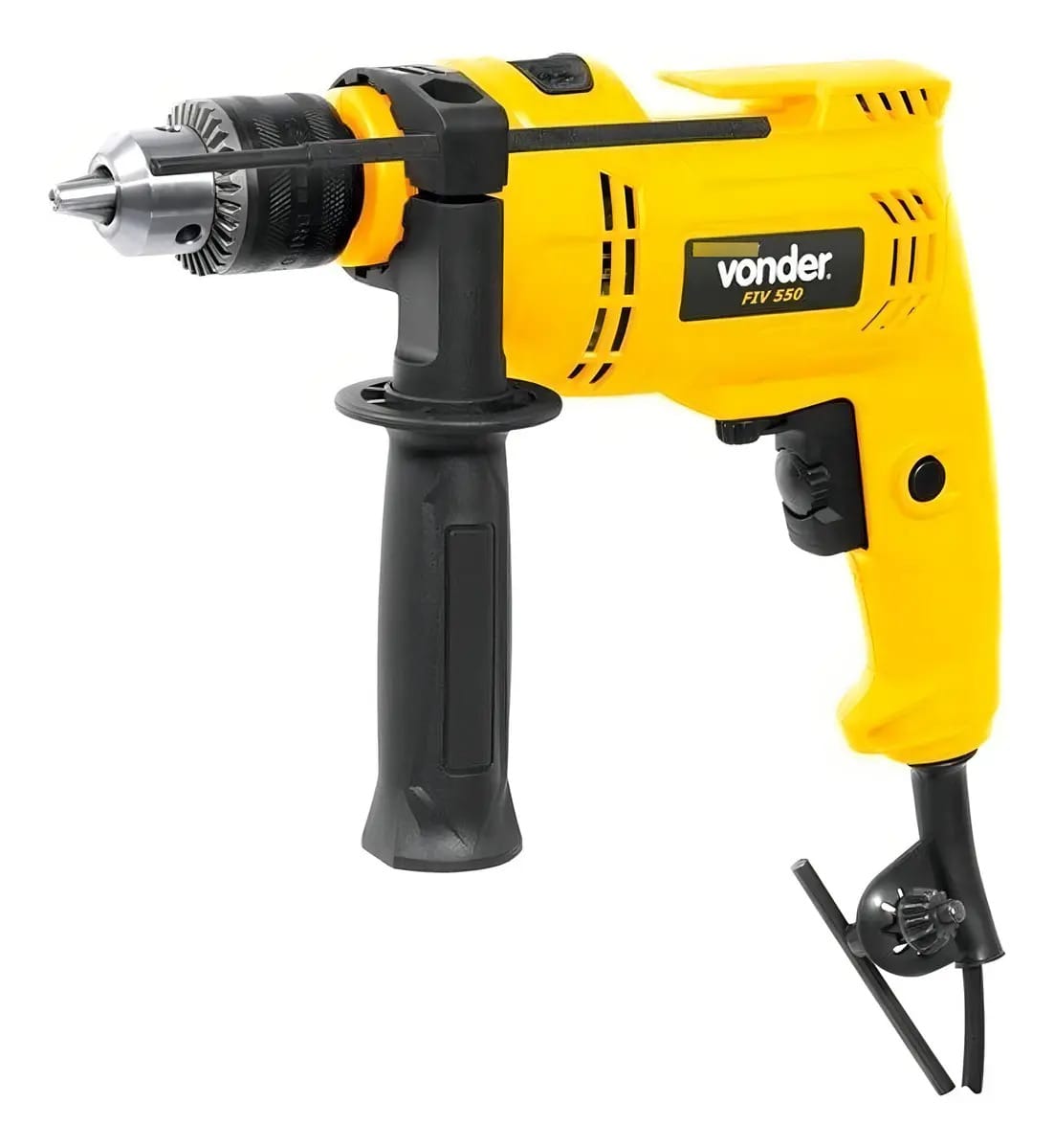 Furadeira Reversível com impacto - Vonder 550w 13mm