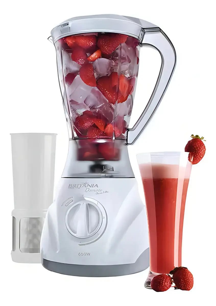 Liquidificador Britânia Diamante Classic Filter 2.1l 600w Cor Branco Voltagem