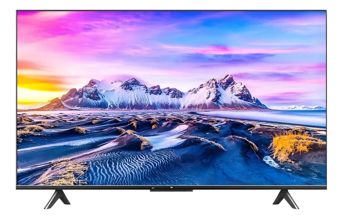 Smart TV de 55" Xiaomi Mi TV P1 55 com tela LED 4K - preto