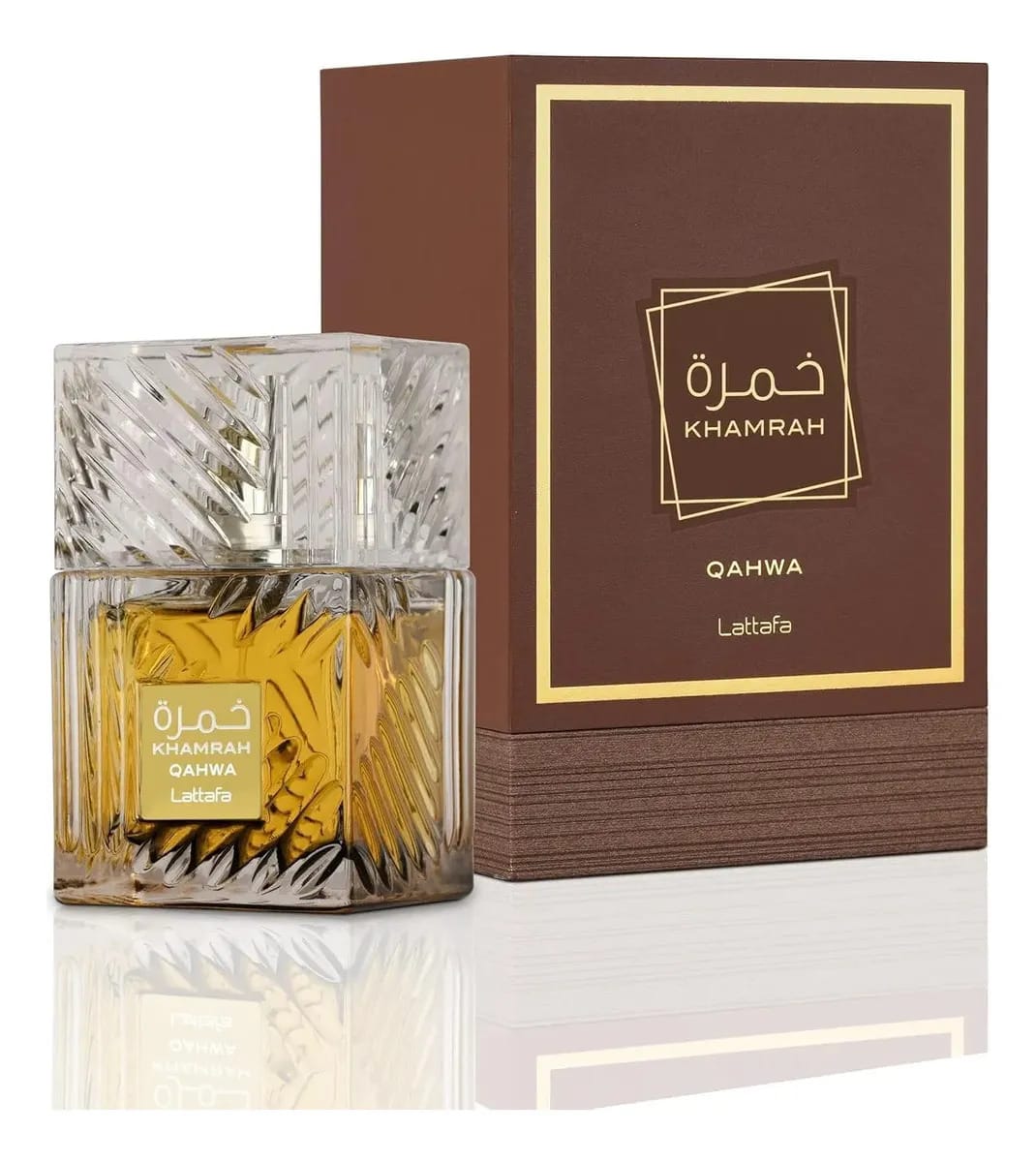 Lattafa Khamrah Qahwa Perfume Warm Spicy Vanilla Cinnamon, Unisex, 3.4 Oz
