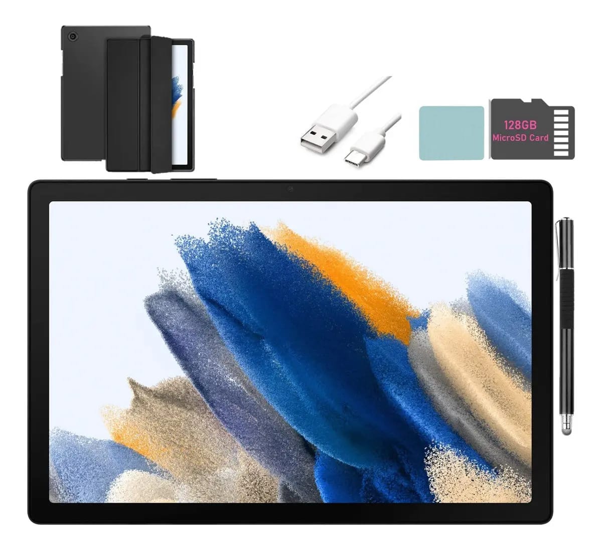 Paquete De Tabletas Samsung Galaxy Tab A8 Con Pantalla Táctil Wi-fi De 10,5 Pulgadas (1920 X 1200), Procesador Octa-core, 3 Gb De Ram, 32 Gb De Memoria, Bluetooth, Tarjeta Microsd De 128 Gb, Sistema