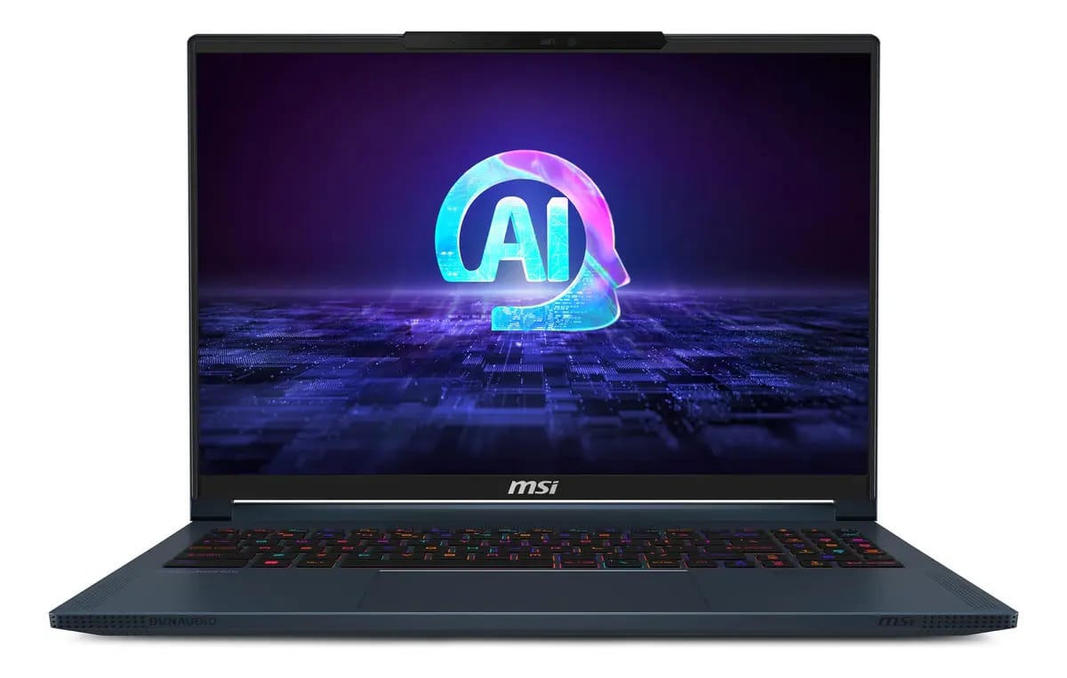 Msi Stealth 16 Ai Studio 16 120hz Uhd+ Mini Portátil Led Para Jogos: Intel Core Ultra 9-185h, Nvidia Geforce Rtx 4090, 64gb Ddr5, 2tb Nvme Ssd, Thunderbolt 4, Win 11 Pro: Star Blue A1vig-026us