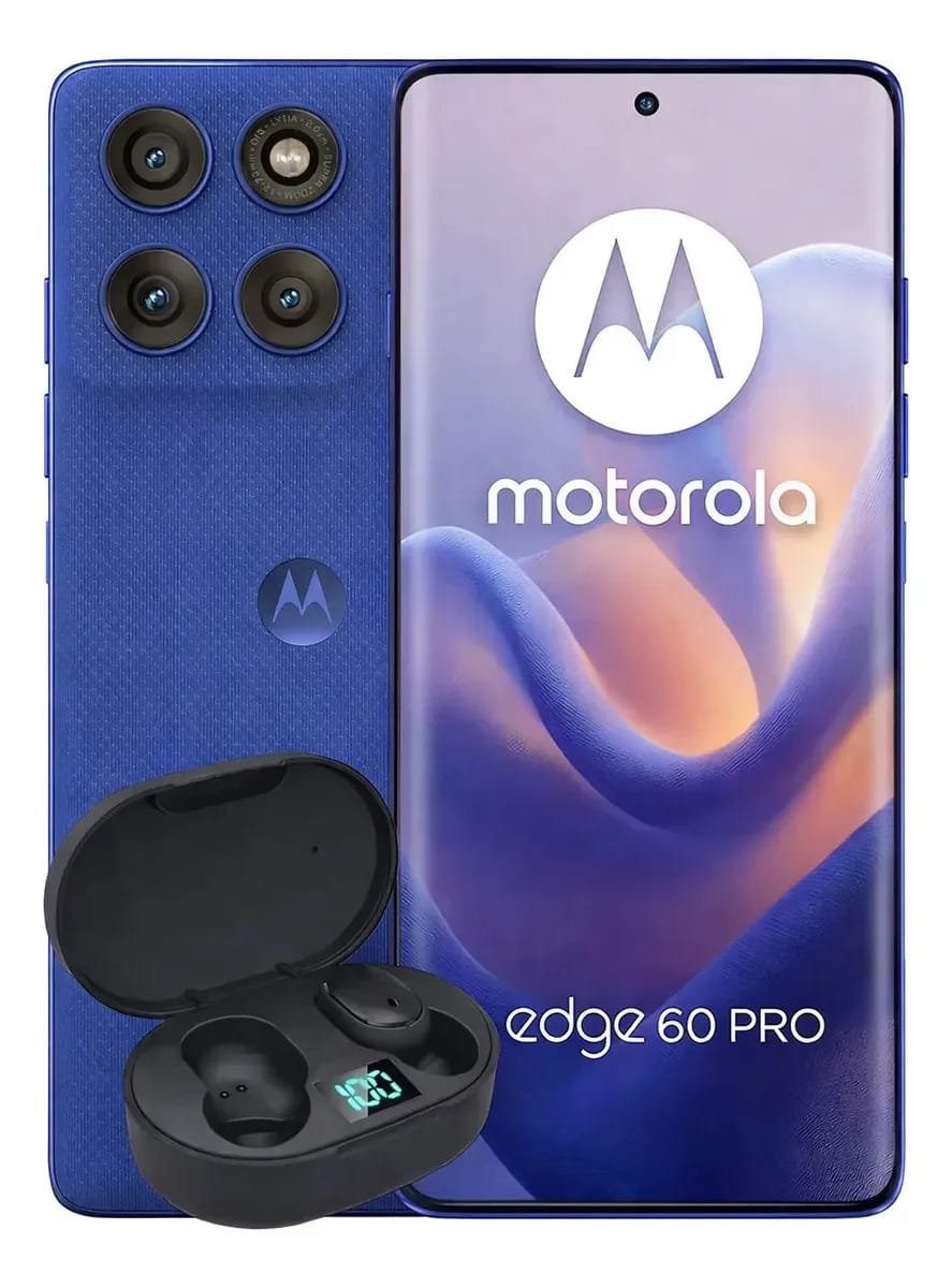 Motorola Edge 60 Pro 5g 512gb 16gb Ram +fone Bluetooth Azul