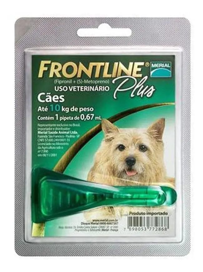 Combo 2 Unidades Frontline Plus Cães Até 10 Kg - Merial