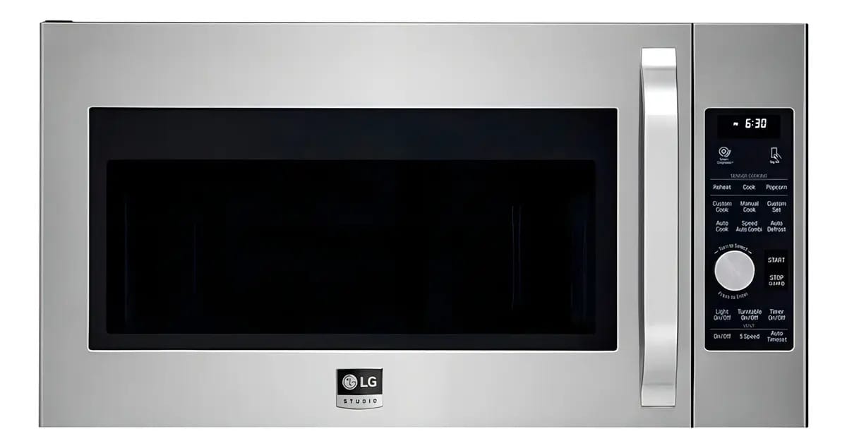 Micro-ondas LG LSMC3086SS prateado 48.139L