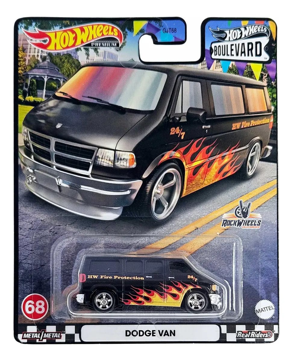 Hot Wheels Premium Dodge Van Boulevard