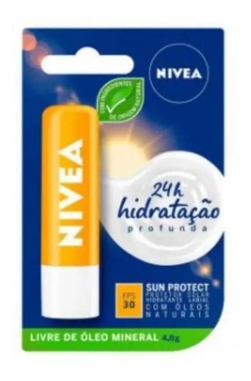 Protetor Solar Labial Hidratante Nivea Sun Protect Fps 30