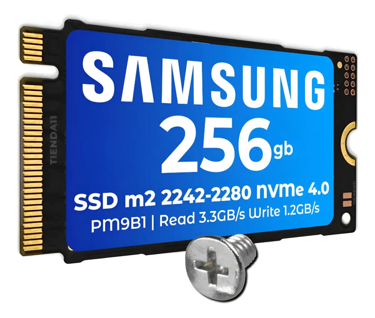 SSD Samsung 256gb Nvme M2 2242 2280 Pm9B1 (com parafuso) preto