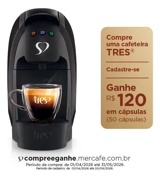 Three Coracoes Modo Mimo capsule-tres 110V Preto