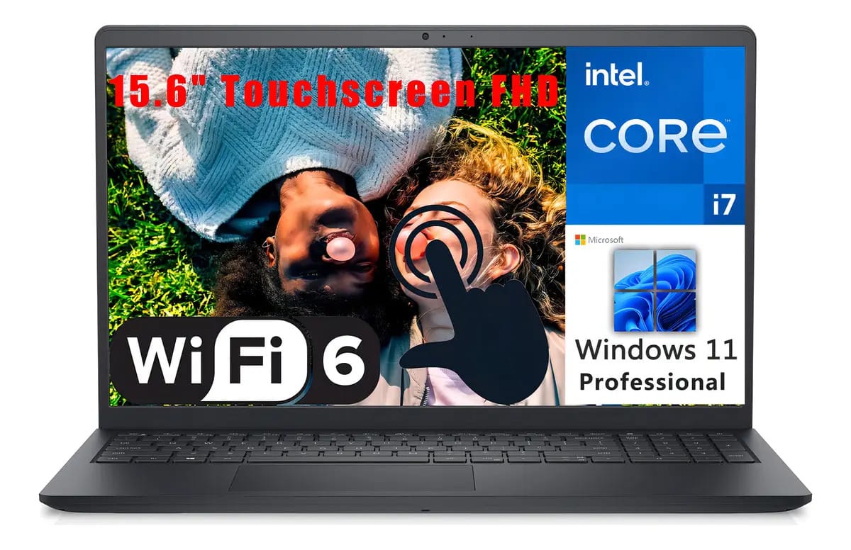 Laptop Dell Inspiron 15 3520 SSD 64GB RAM 64GB BT Wi-Fi Touch