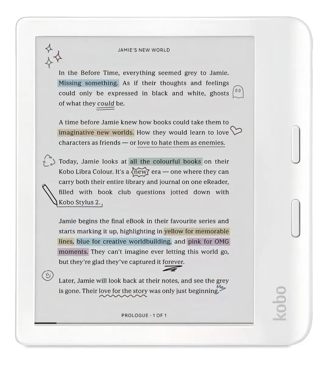 Kobo Libra Colour Cor Branco