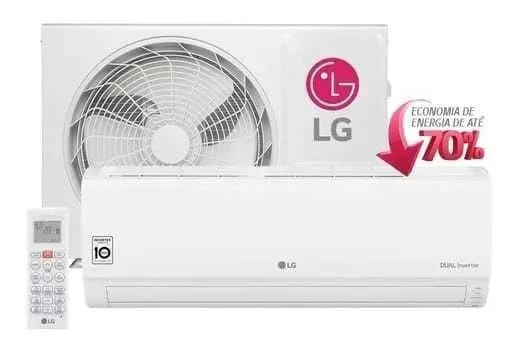 Ar Condicionado Split Hw LG Dual Inverter 9000 Btus Frio 220