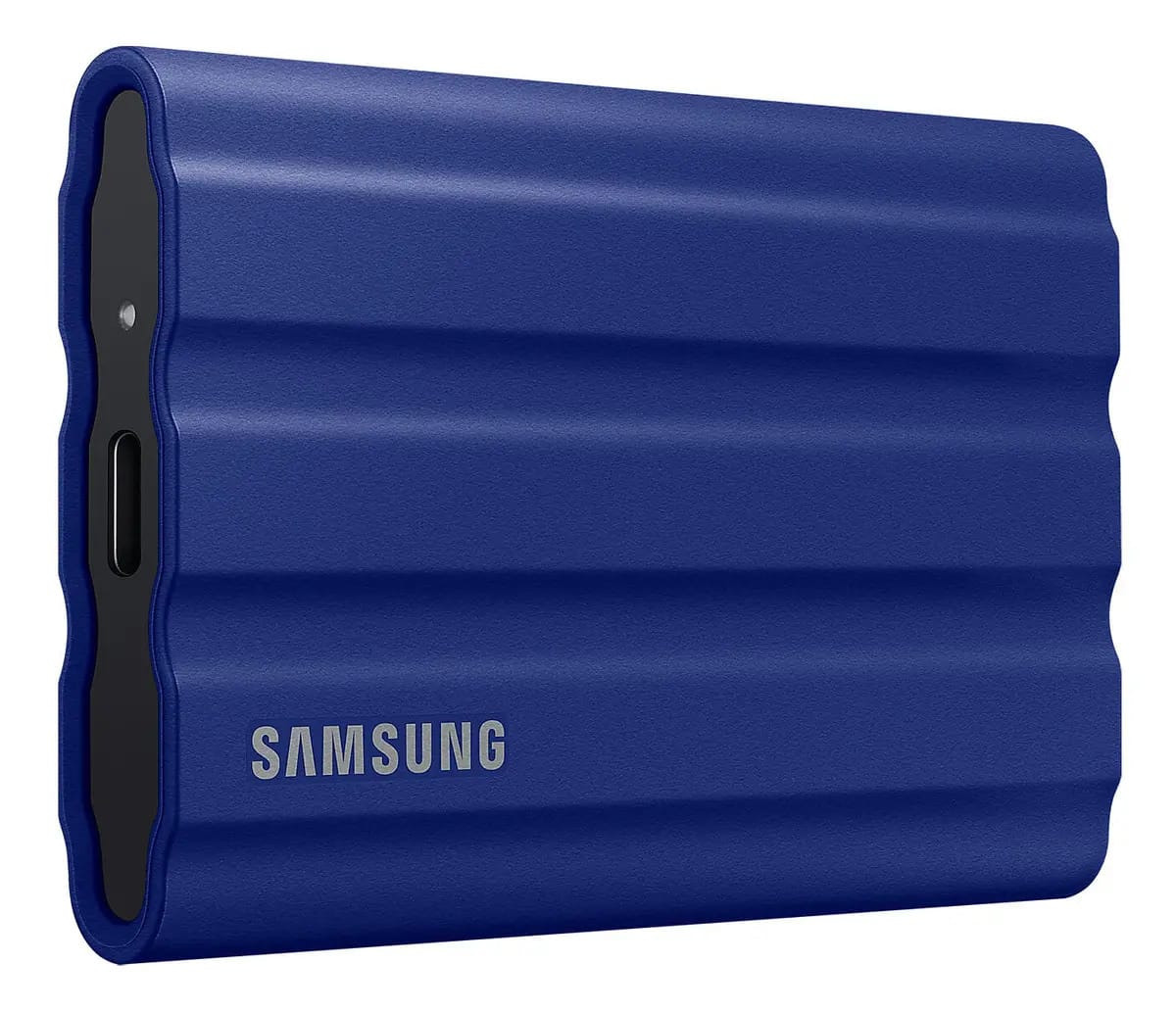 Samsung Ssd 2tb Externo Portátil T7 Shield Usb 3.2 Mu-pe2t0s Preto Versão 2023 Cor Azul