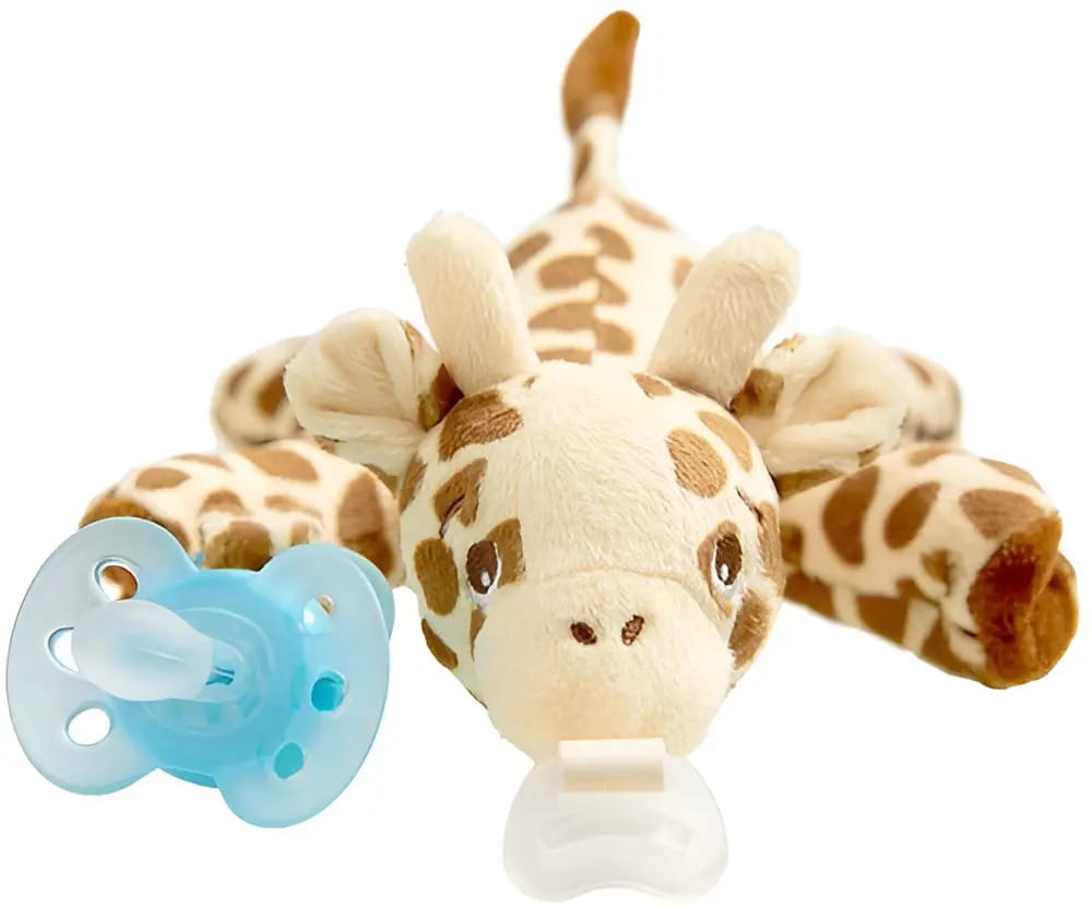 Chupeta de pelúcia Avent Ultra Soft Snuggle Giraffe