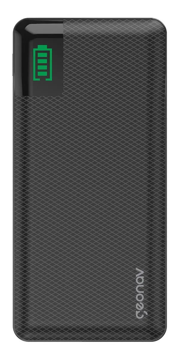 Power Bank Universal Portátil 16.000mah Pb16kwt Geonav Cor Preto