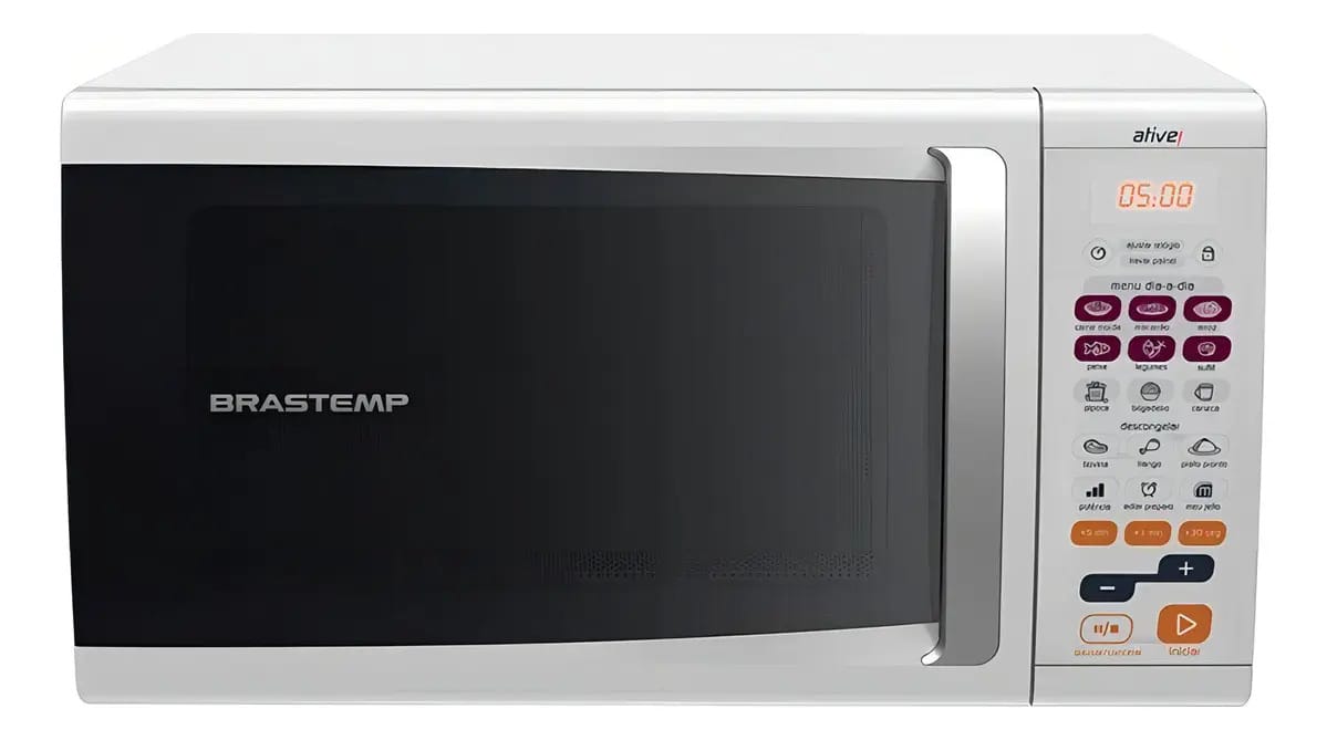 Forno Microondas Brastemp Ative 30 Litros Bms45bb Cor Branco