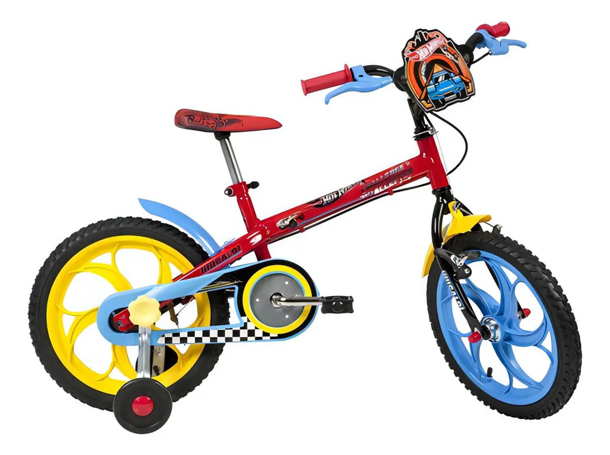 Bicicleta Hot Wheels Aro 16 - Caloi