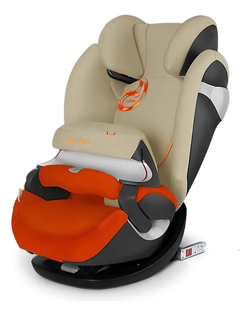 Cadeirinha de carro infantil Cybex Silver Pallas M-fix Autumn Gold