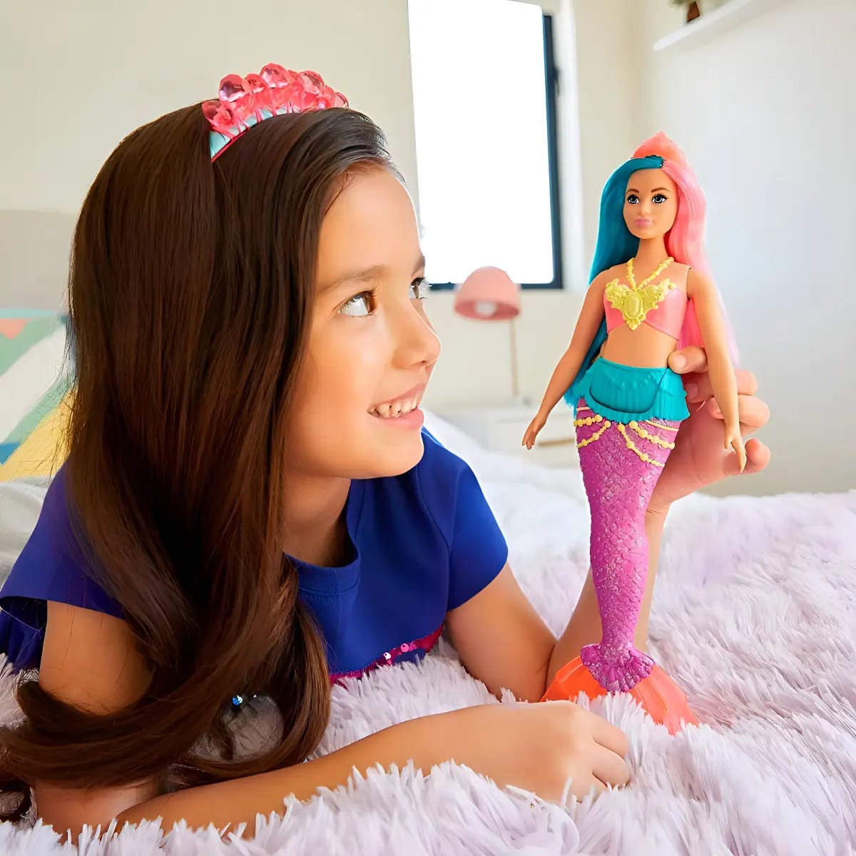 Mattel Barbie dreamtopia sereia púrpura