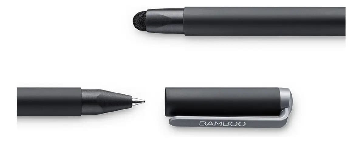 Caneta Stylus Wacom Bamboo Black CS191k Duo