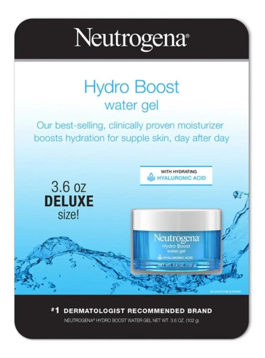 Gel de água Neutrogena Hydro Boost Gel facial 100ml para todos os tipos de pele