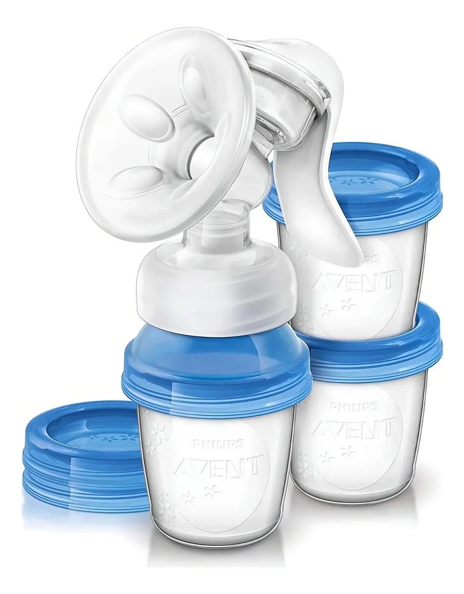 Extrator manual Philips Via Avent Scf330/13 com copos