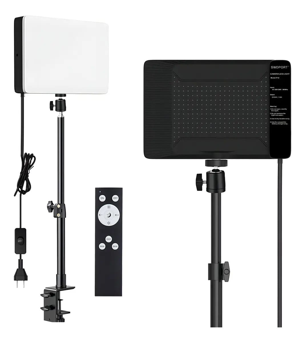 Luz de mesa LED bicolor para vídeo, Key Light, Luc