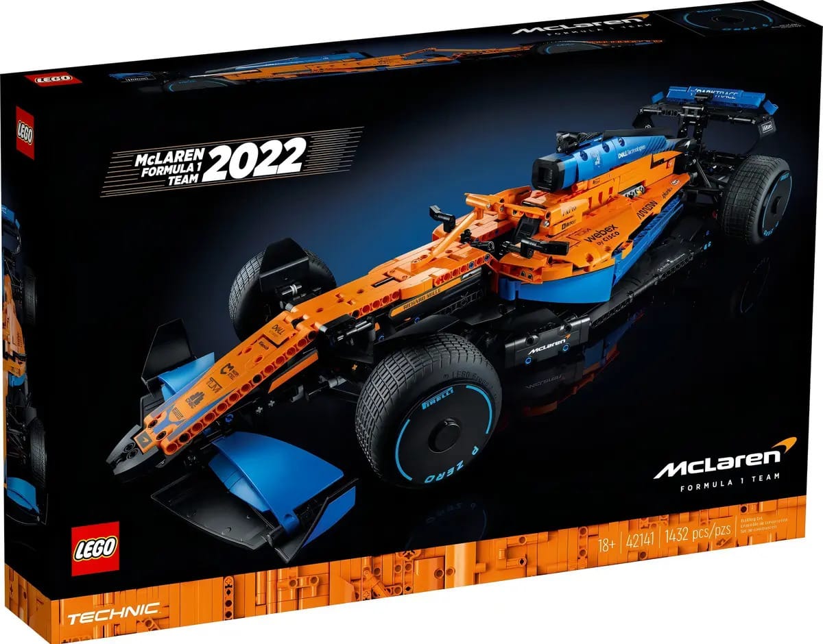 Lego Technic Carro De Corrida Mclaren Formula 1 2022 - 42141