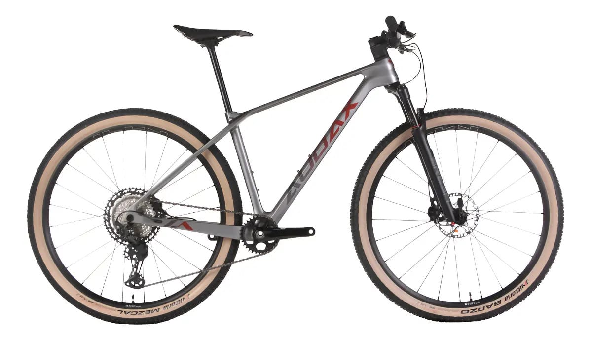 Bicicleta 29 Audax Auge 700 Xt Inox/vermelho 1x12v Inox/vermelho L-18