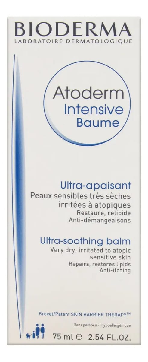 Bálsamo Hidratante Ultra Suave Corpo e Rosto Bioderma Atoderm Caixa 75ml
