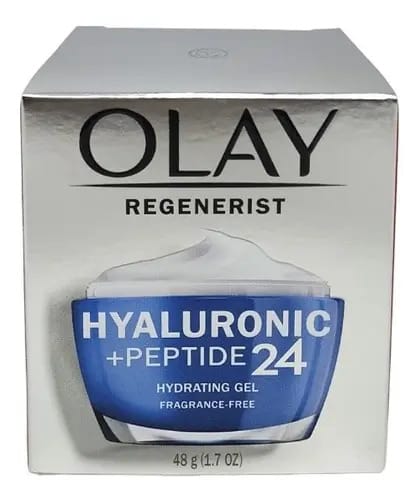 Olay Regenerist Hyaluronic+Peptide 24 - G A $2967 Tempo de aplicação Dia/Noite Tipo de pele normal