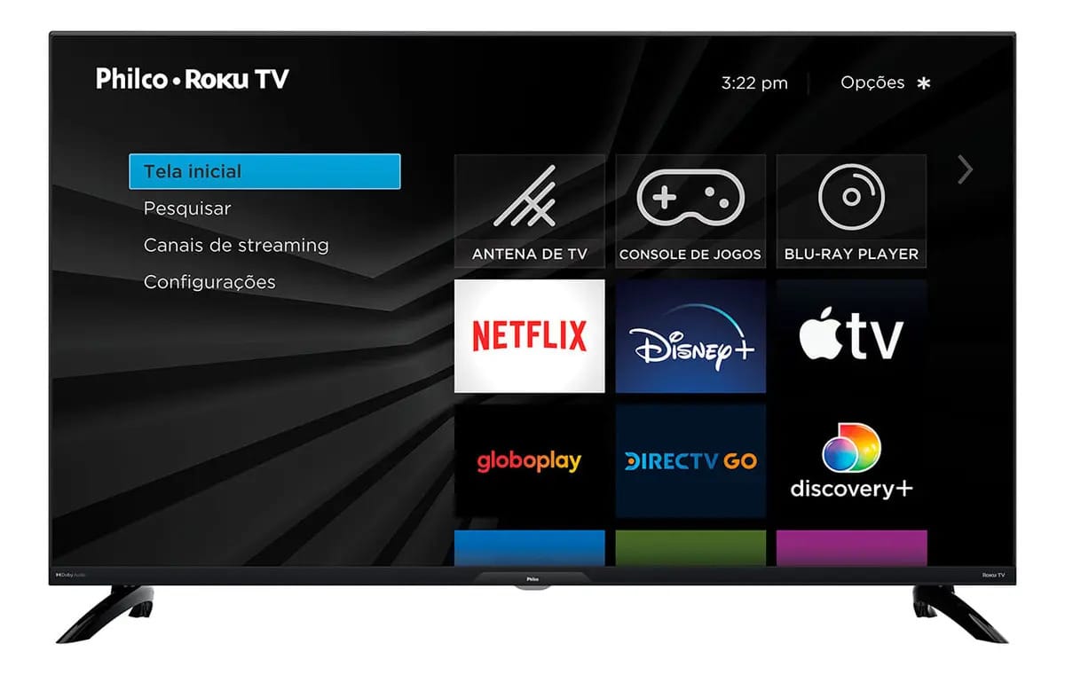 Aoc Roku Smart 50 Ptv40g7er2cpblf 40" LED FULL-HD