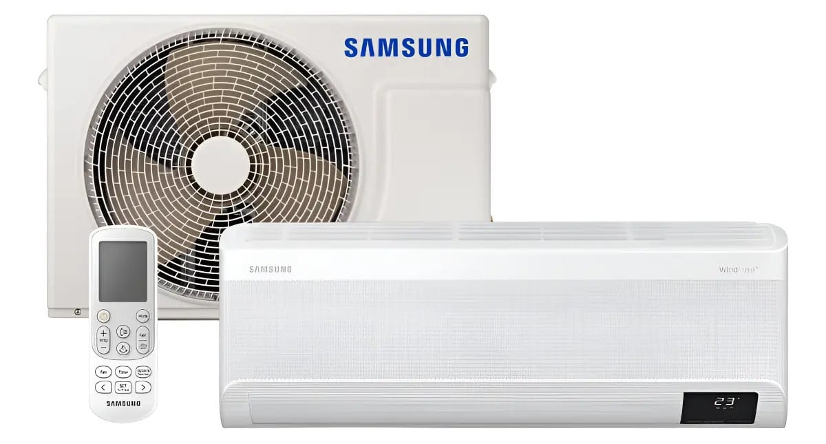 Samsung WindFree 12000 9000 BTUs Split Cassette Frio