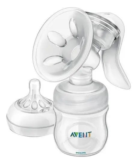 Bomba Extratora/sugador Leite C/mamadeira Pétala Avent 125ml