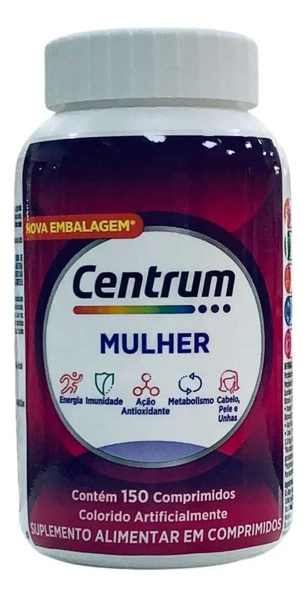 Centrum Mulher 150 Comprimidos 02.2025 Sabor Sem Sabor