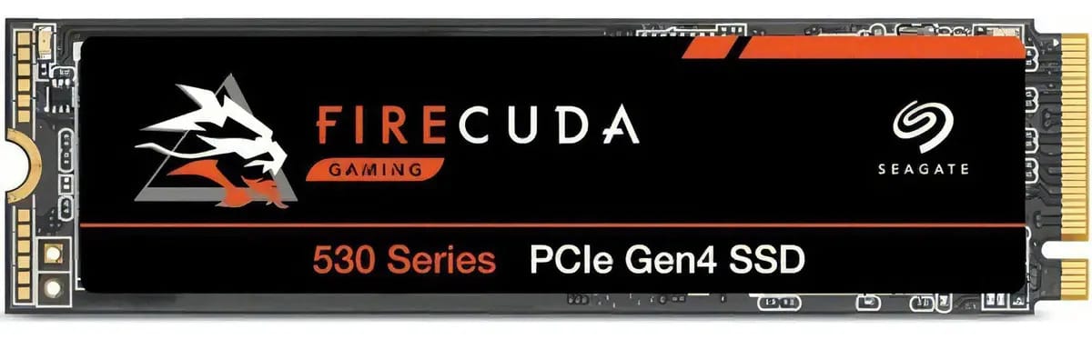 Unidade sólida Seagate Gaming Firecuda 530 Ssd M2 Gen4 Ssd de 1 TB