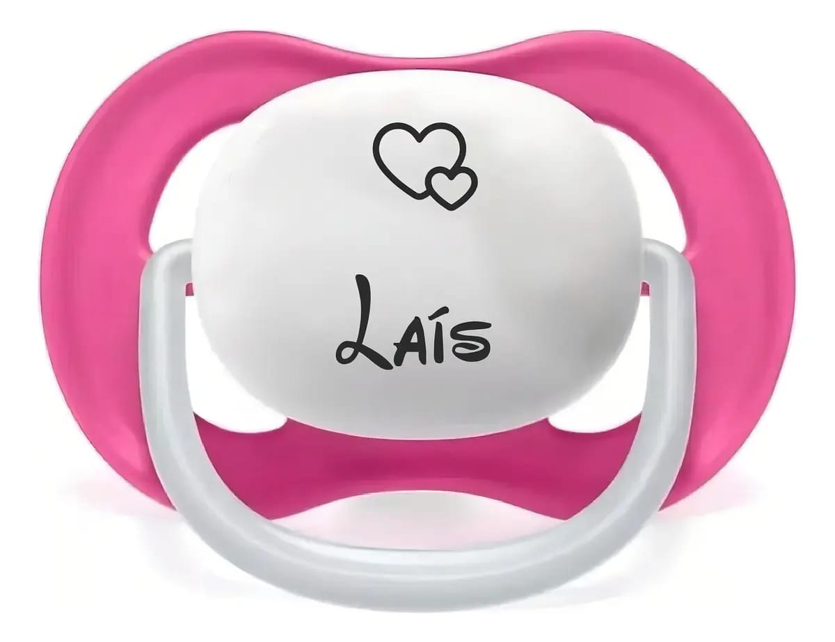 Chupeta Avent Personalizada Ultra Air 6-18 Meses Rosa