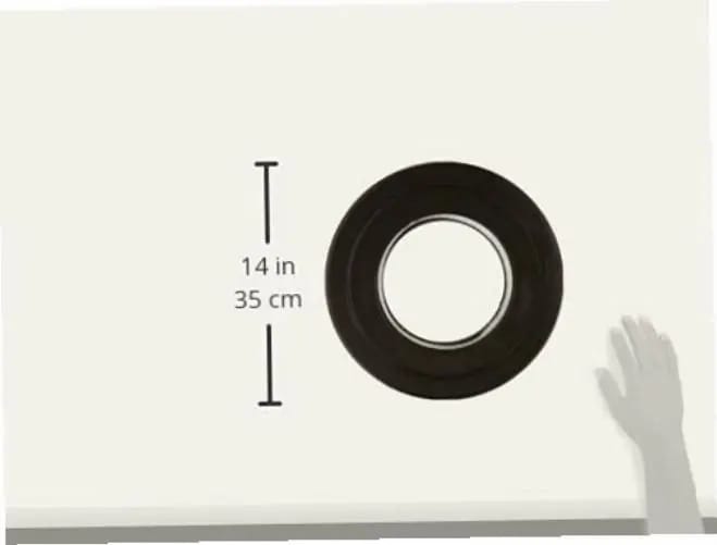 Filtro purificador de ar Honeywell Universal de 27,9 cm, cor preta