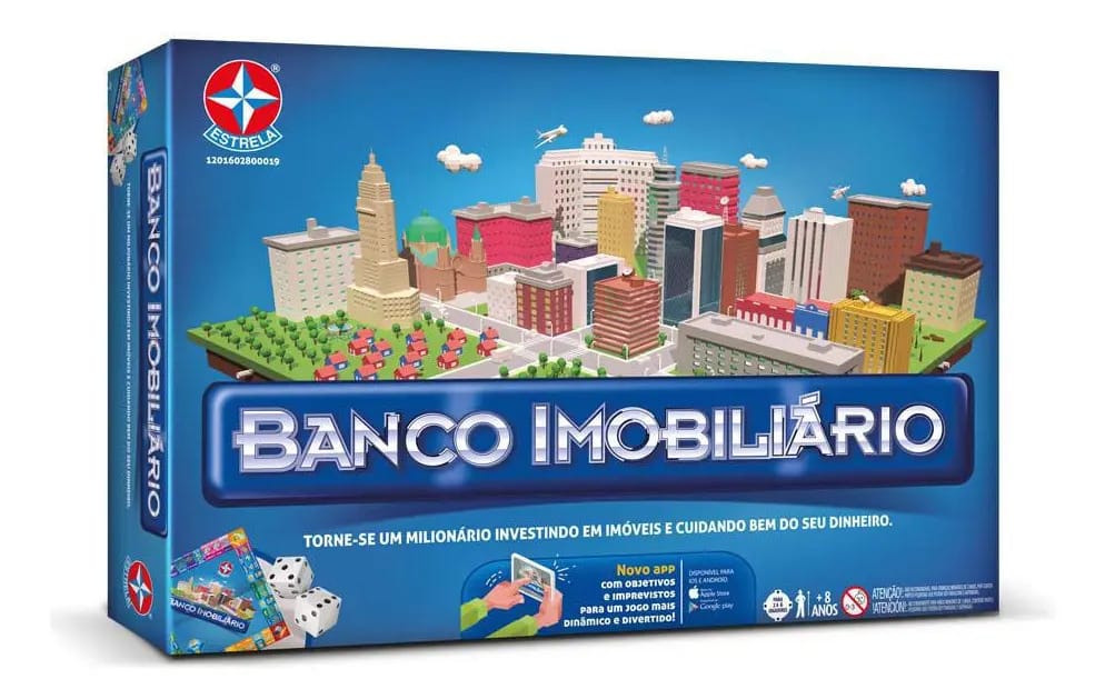 Jogo Banco Imobiliário Com Aplicativo Estrela