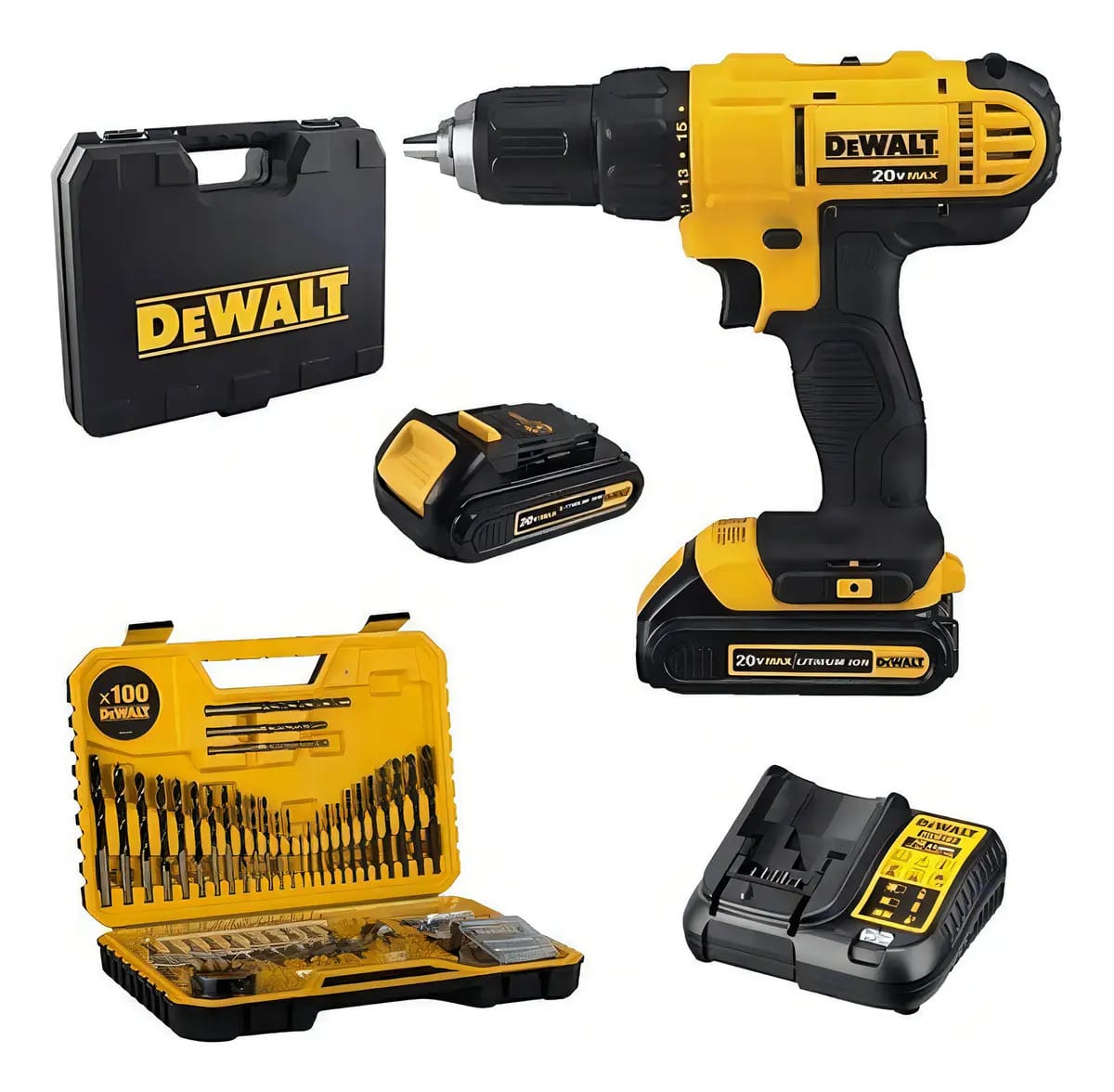 Parafusadeira Furadeira Impacto Dewalt Dcd776 + Acess