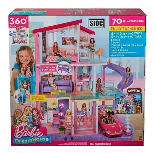 Barbie mega casa dos sonhos mansão dreamhouse mattel gnh53