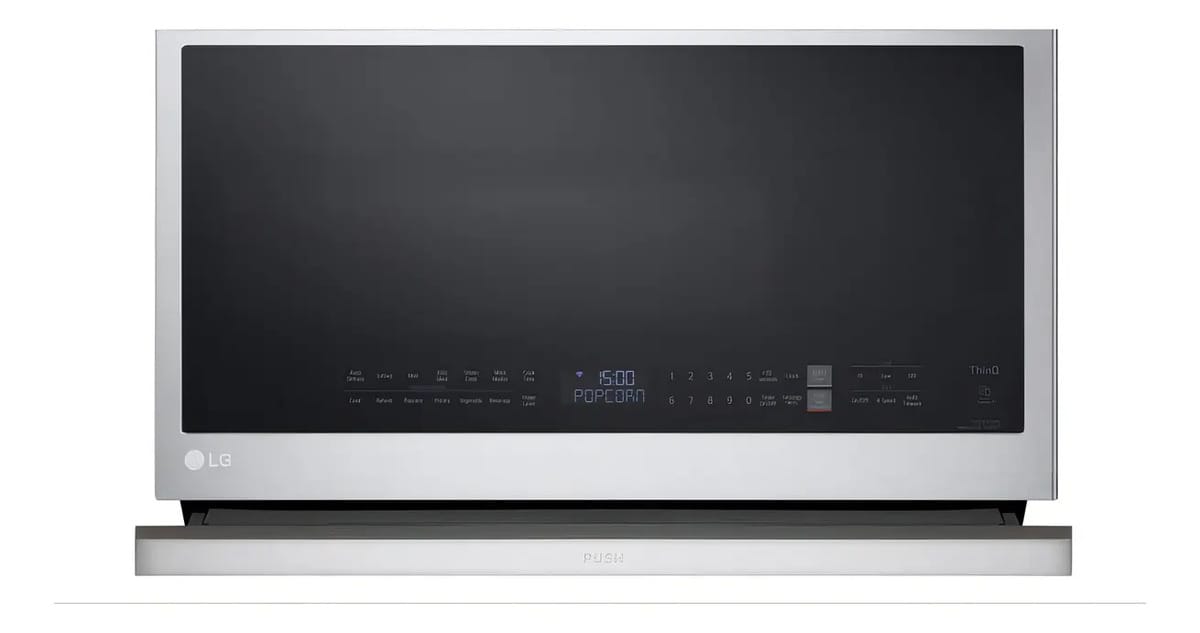 Micro-ondas LG MVEL2137F aço inoxidável 59.465L