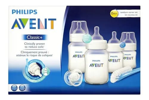 Conjunto de 4 garrafas Avent Classic+ de 9 e 4 onças