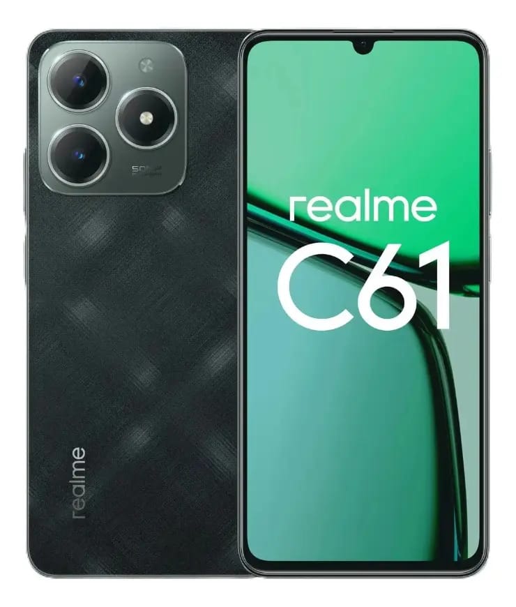 Smartphone Realme C61 Nfc 256gb 8gb Ram 4g Dual Sim Cor Verde-escuro