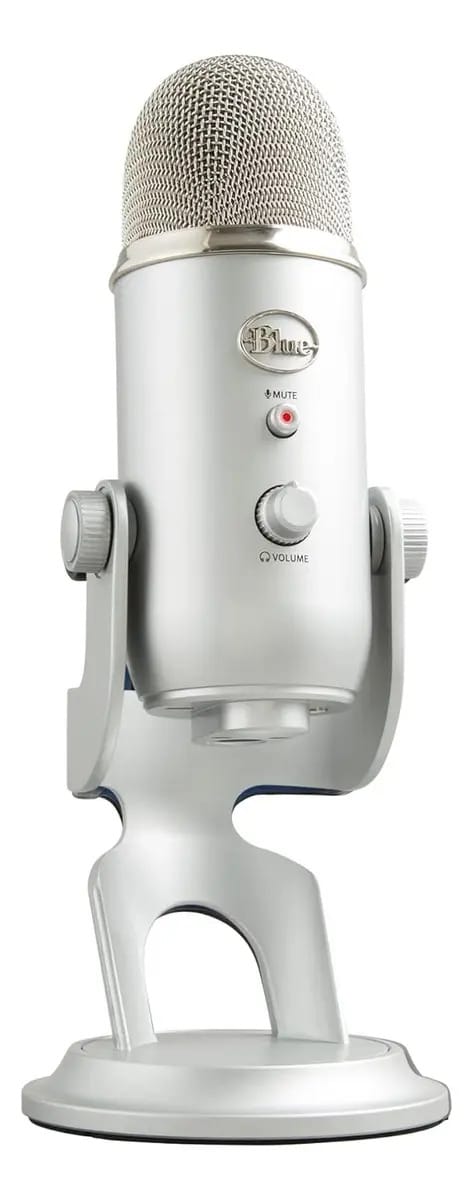 Microfone USB Blue Yeti para PC, Mac, jogos e gravação