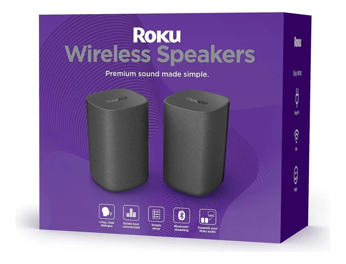 Alto -falantes Sem Fio Roku Para Roku Streambars Ou Roku Tv