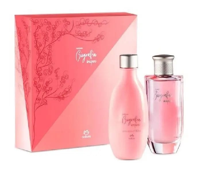 Colônia Feminina Natura Biografia Inspire + Óleo Corporal