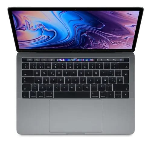 Barra de toque MacBook Pro 2019, 8 Gb de RAM, 500 Gb Ssd Cinza 13
